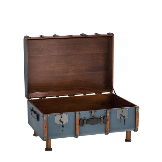 Authentic Models Authentic Models  MF040P  Stateroom Trunk Table, Petrol
