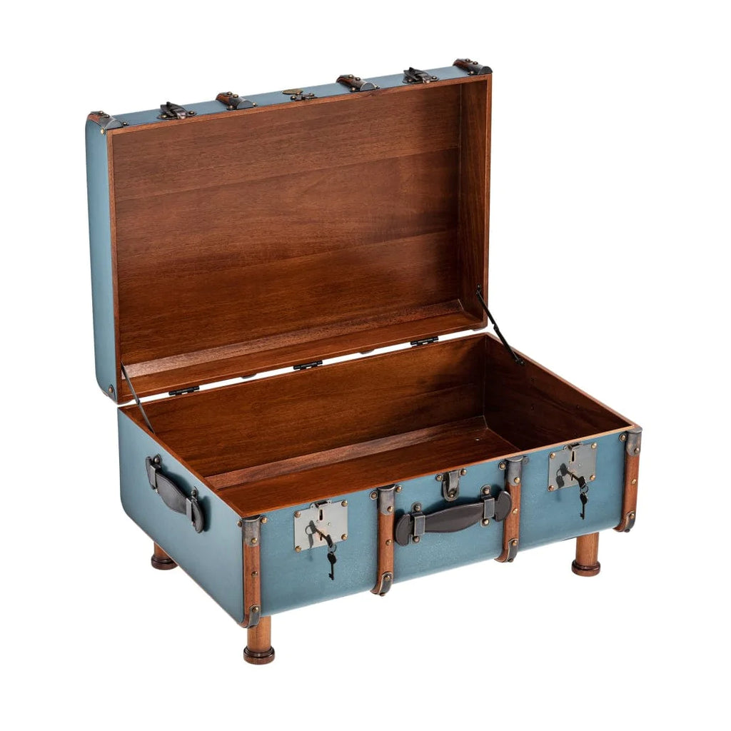 Authentic Models Authentic Models  MF040P  Stateroom Trunk Table, Petrol