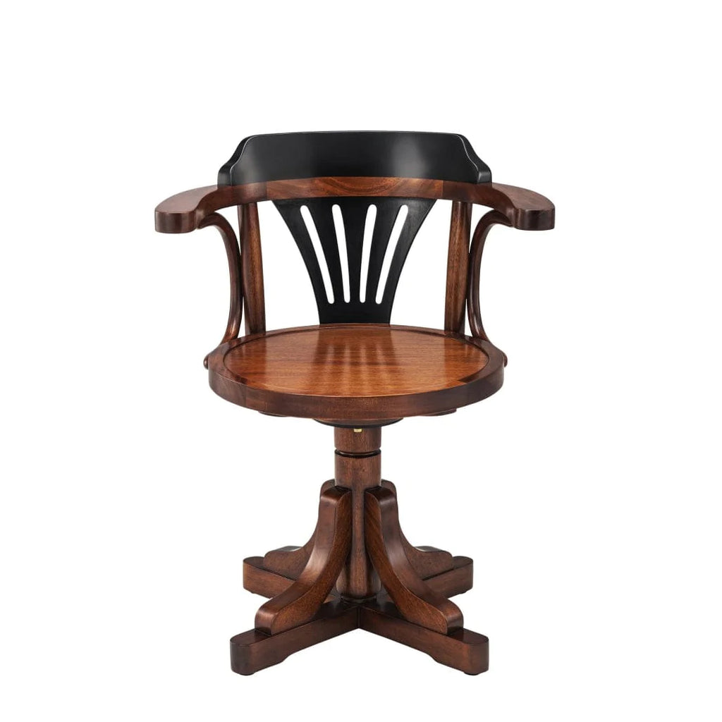 Authentic Models Authentic Models  MF081  Purser’s Chair, Black & Honey