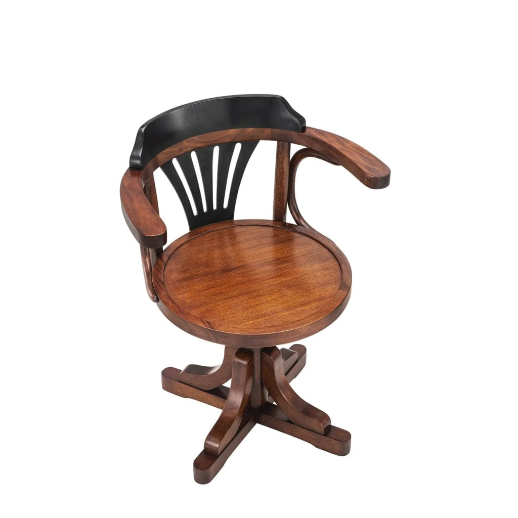 Authentic Models Authentic Models  MF081  Purser’s Chair, Black & Honey