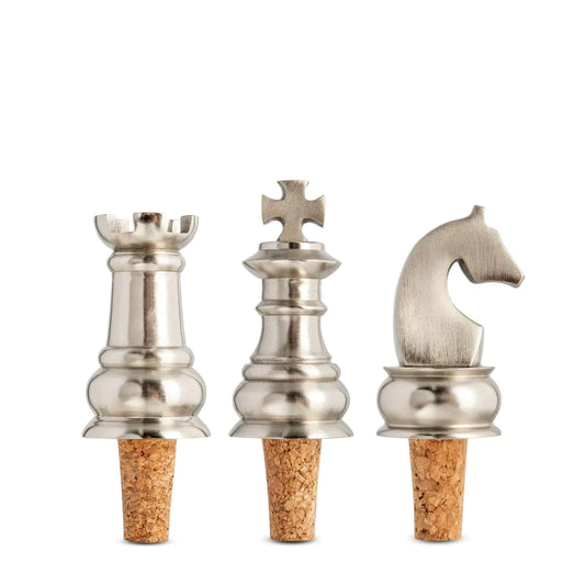 Authentic Models Bar Accessories Authentic Models  BA006  Chess Bottle Stopper Set