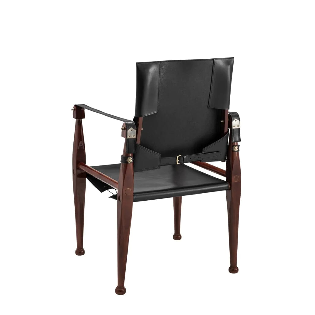 Authentic Models Kitchen & Dining Furniture Authentic Models  MF122B  Bridle Campaign Chair, Black