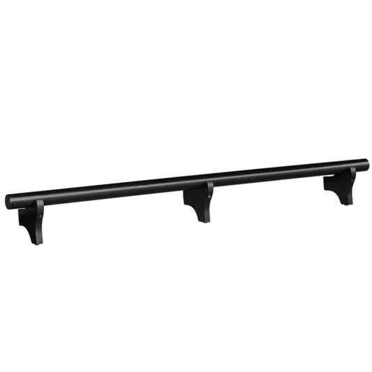 RAM Game Room Bars & Cabinets FR72 BLK 72" Dry Bar Foot Rail - Black