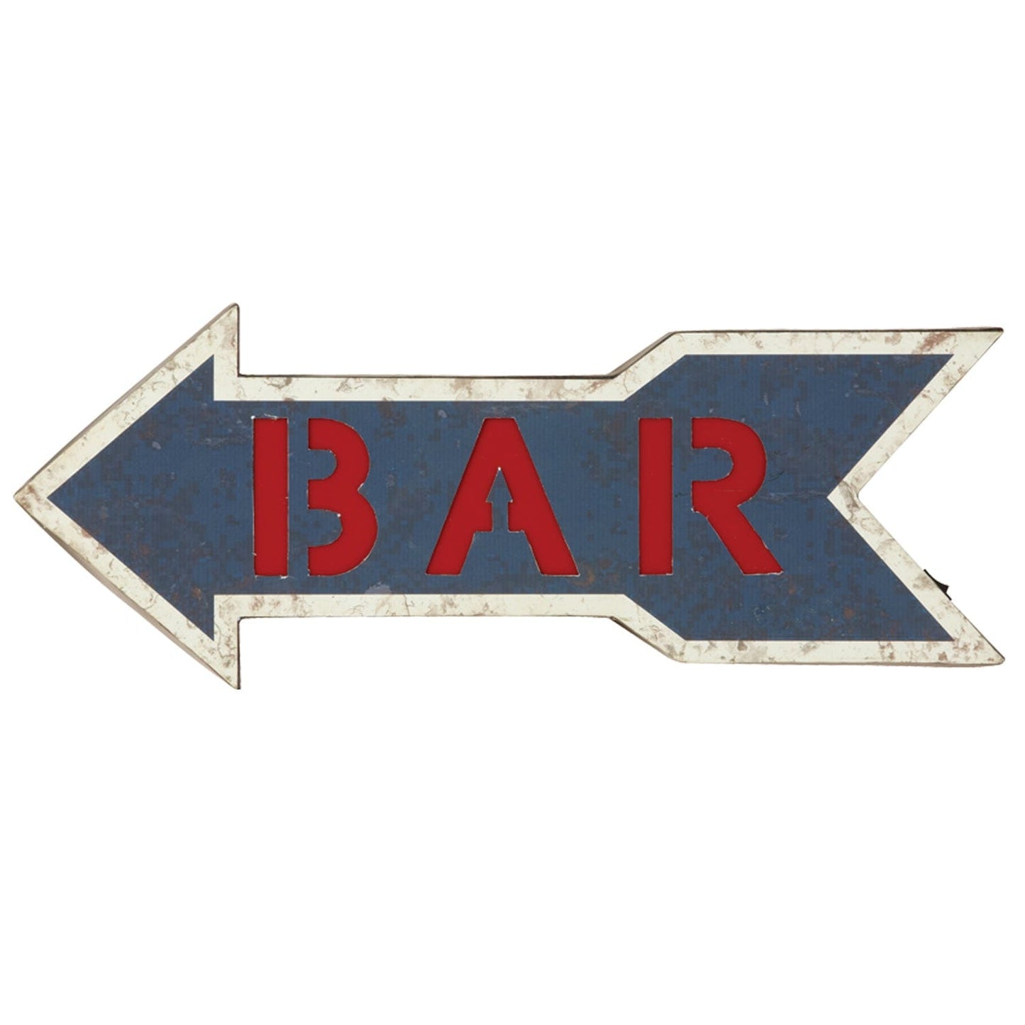 RAM Game Room Ram Game Room Metal Sign-Bar Arrow (Blue)