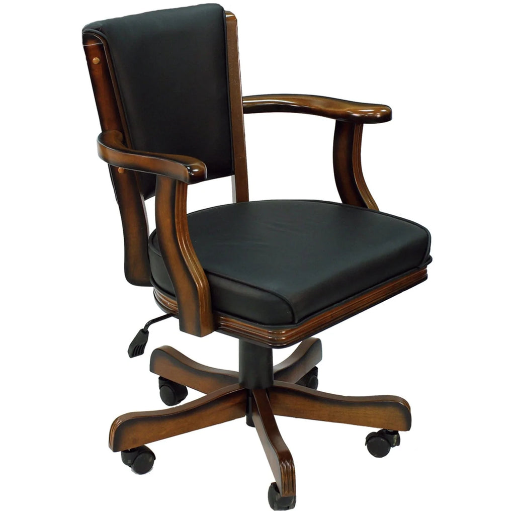 RAM Game Room Swivel Game Chair – Chestnut