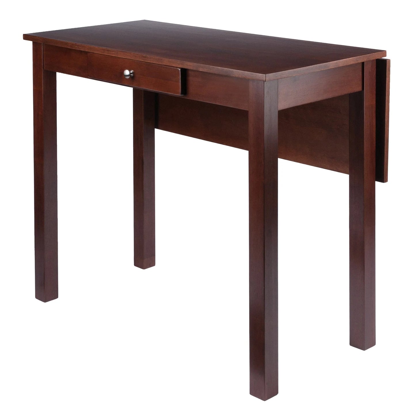 WINSOME Pub Table Set Perrone High Table with Drop Leaf, Walnut