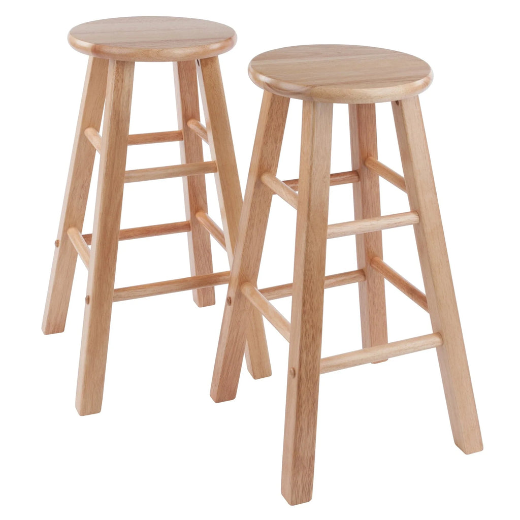 WINSOME Stool Element 2-Pc Counter Stool Set, Natural